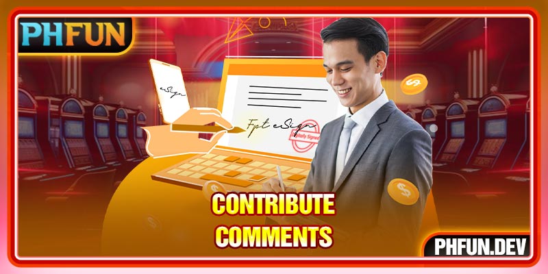 Contribute comments
