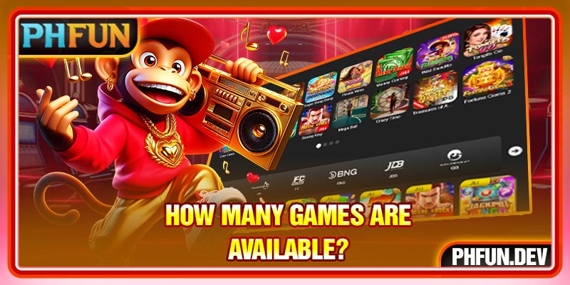 How many games are available?