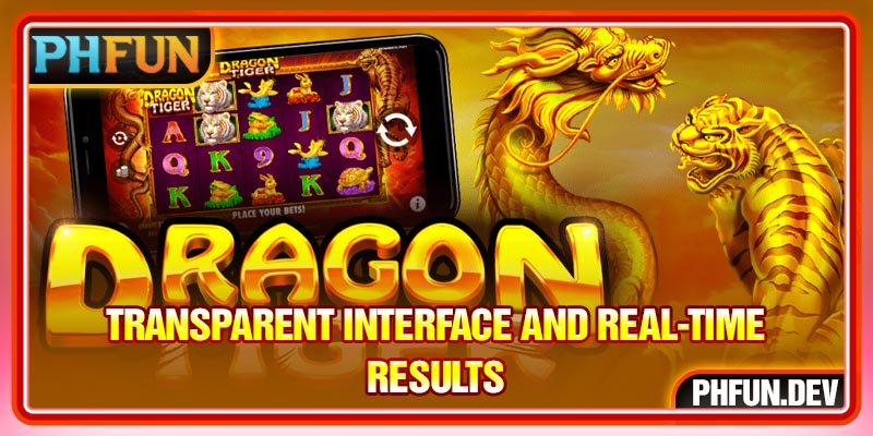 Transparent interface and real-time results